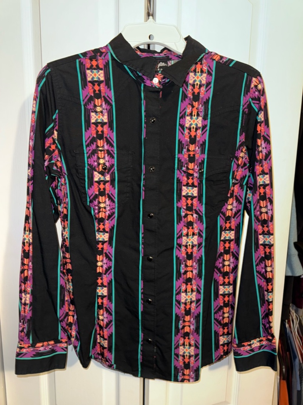 Wrangler retro button down rodeo shirt